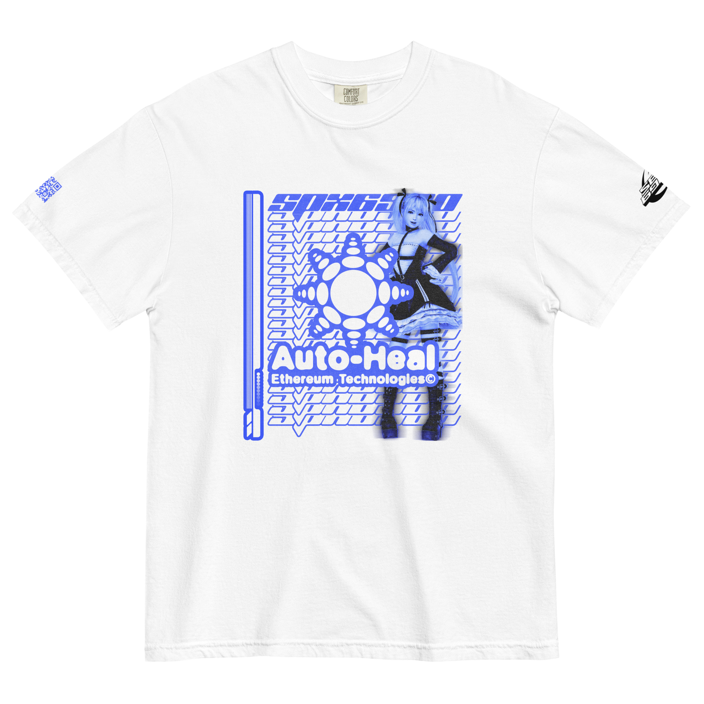AUTOHEAL T-SHIRT / WHITE (FRONT)